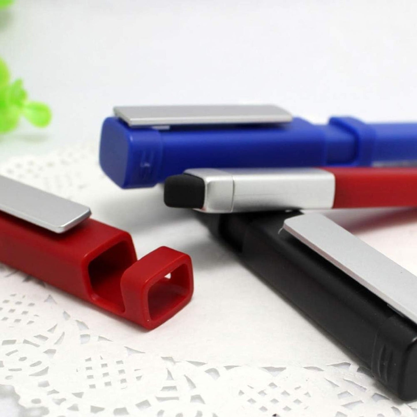 7470 Pen-shaped Phone Holder With Screwdriver Sets Multi-function Pen 4 In 1 Tech Tool Pen Portable Phone Tools With Capacitive Stylus Ball Point Pen Mobile Wukusy