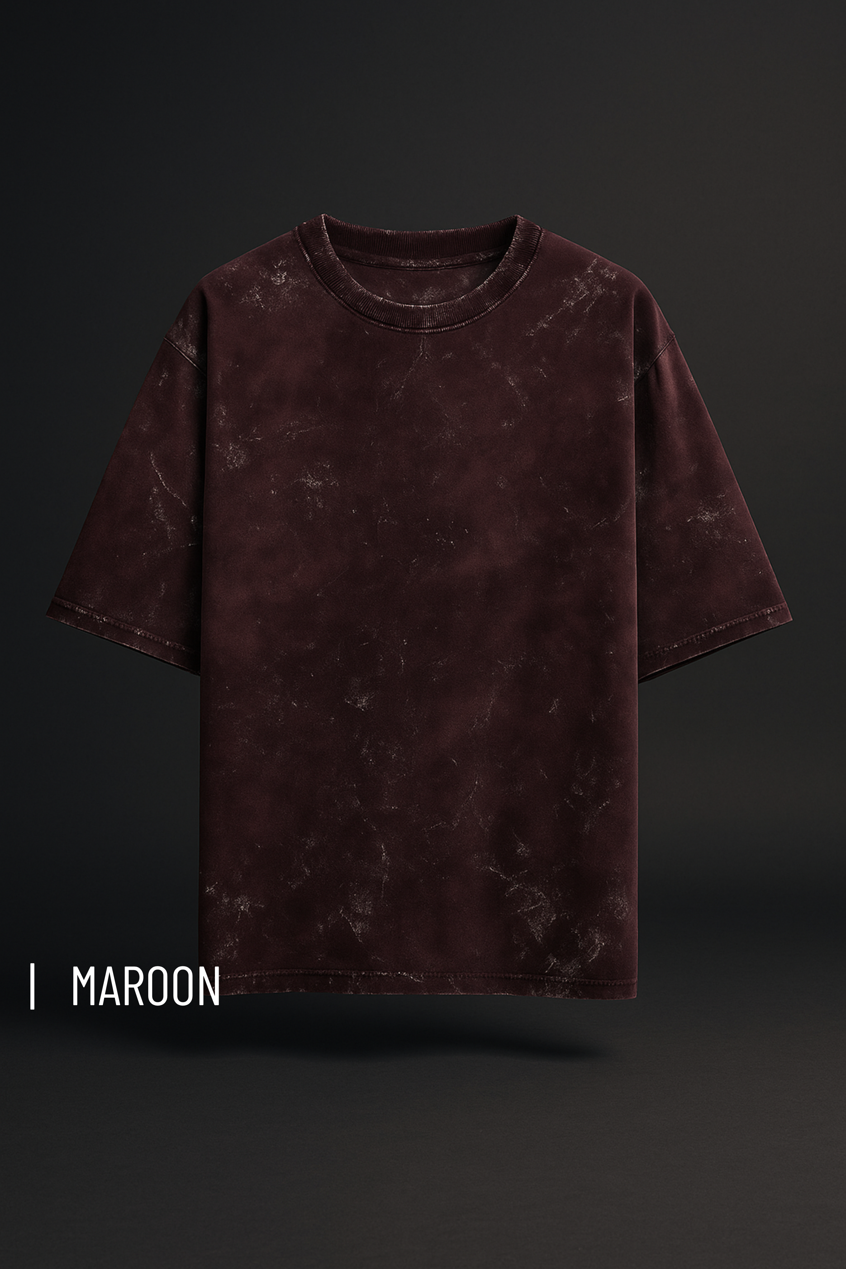 Acid Washed Oversized Tee | 240 GSM | 100% High-quality Cotton | Unisex