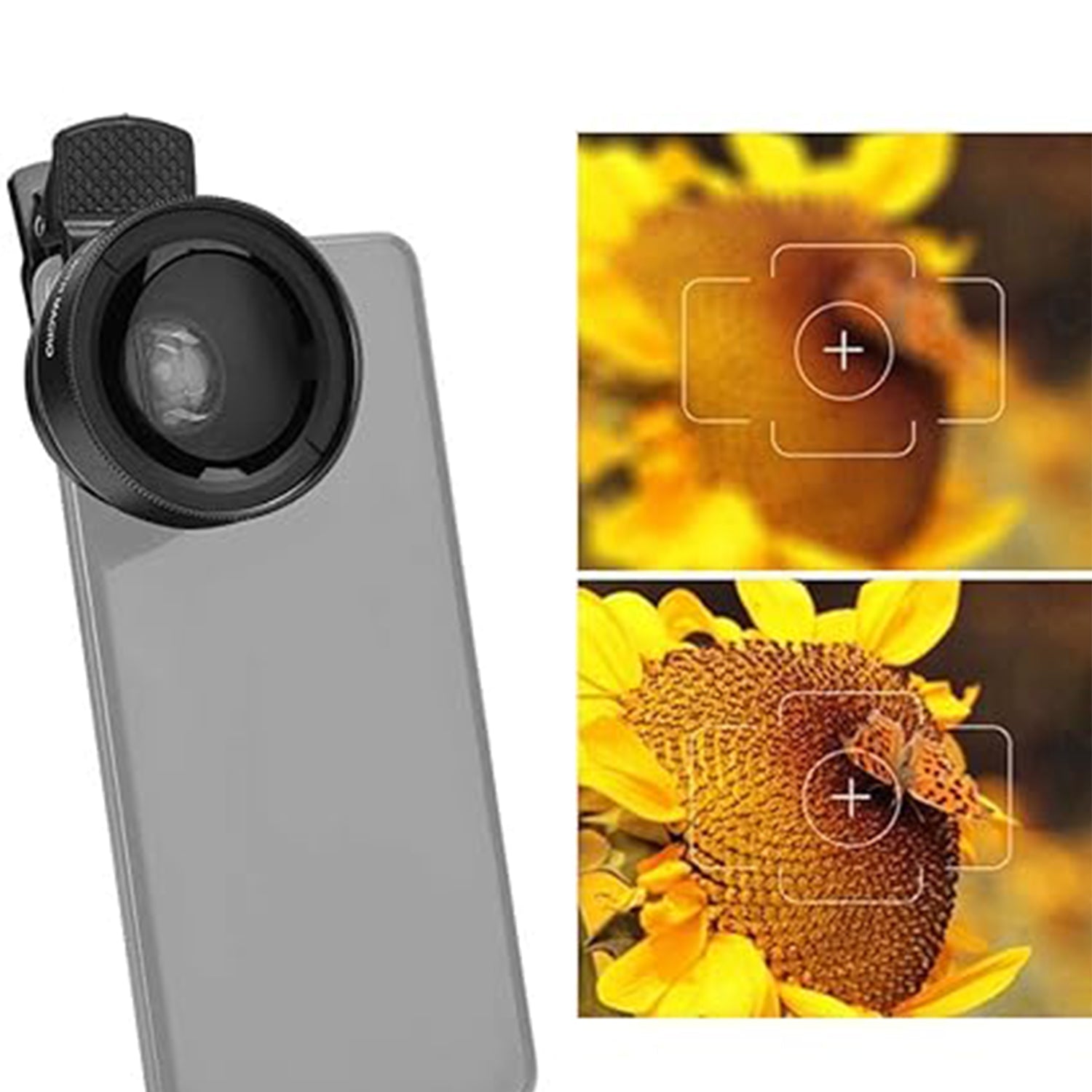 0.45x Camera Lens External Phone Lens Phone Camera Lens (With Color Box  1 Pc) Wukusy