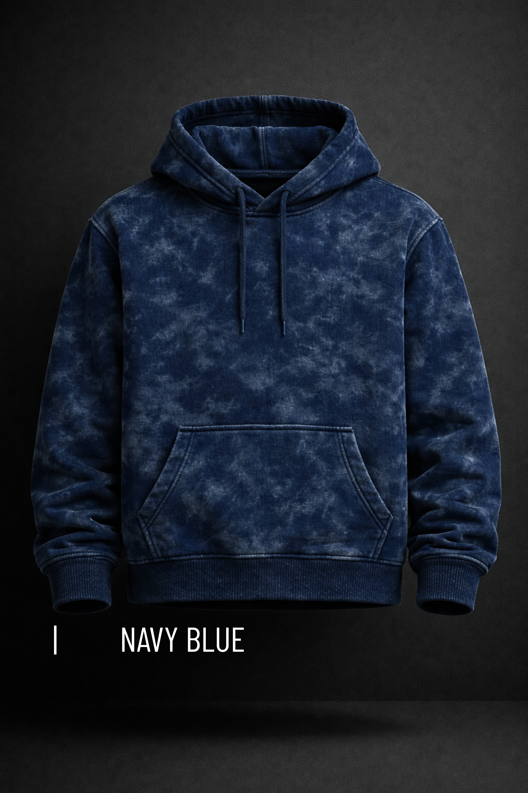 Acid Washed Hoodie | Regular Fit | 300 GSM | Unisex | High Intense Design