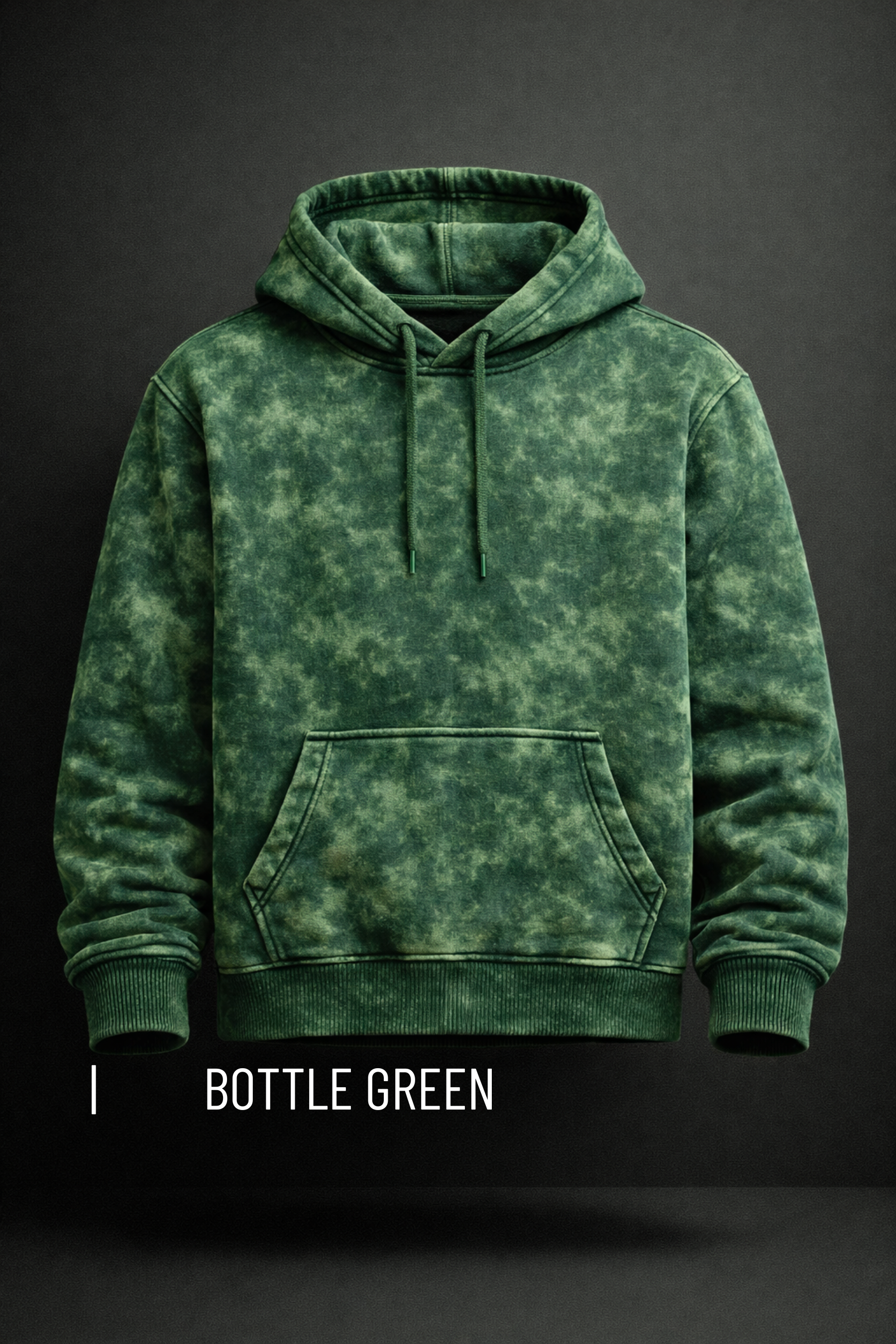 Acid Washed Hoodie | Regular Fit | 300 GSM | Unisex | High Intense Design