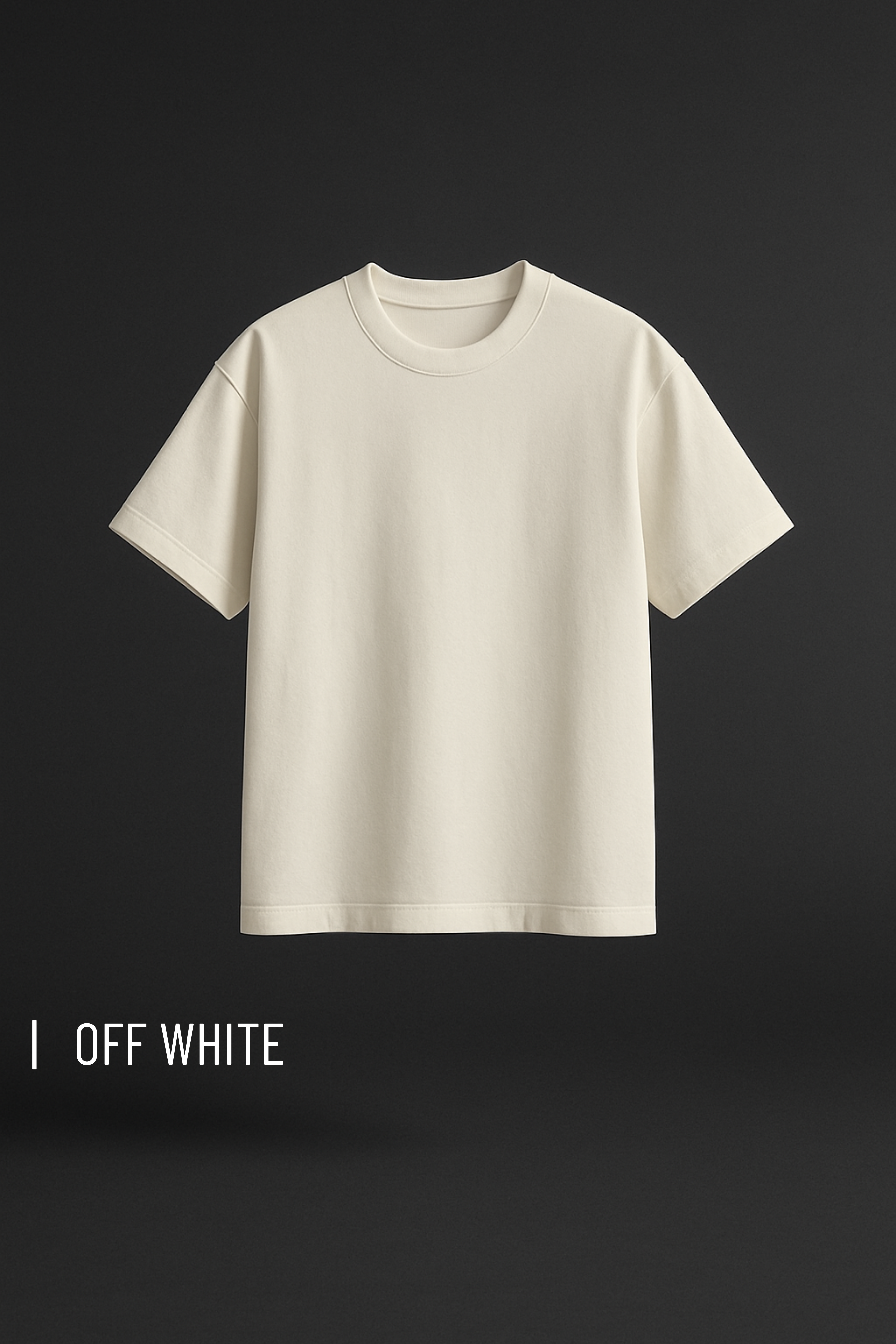 Oversized Terry Cotton Tee | 260 GSM | Drop-shoulder | Unisex