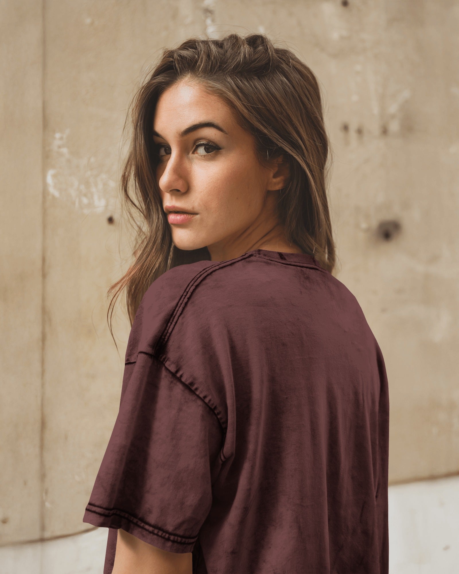 Acid Washed Oversized Tee | 240 GSM | 100% High-quality Cotton | Unisex